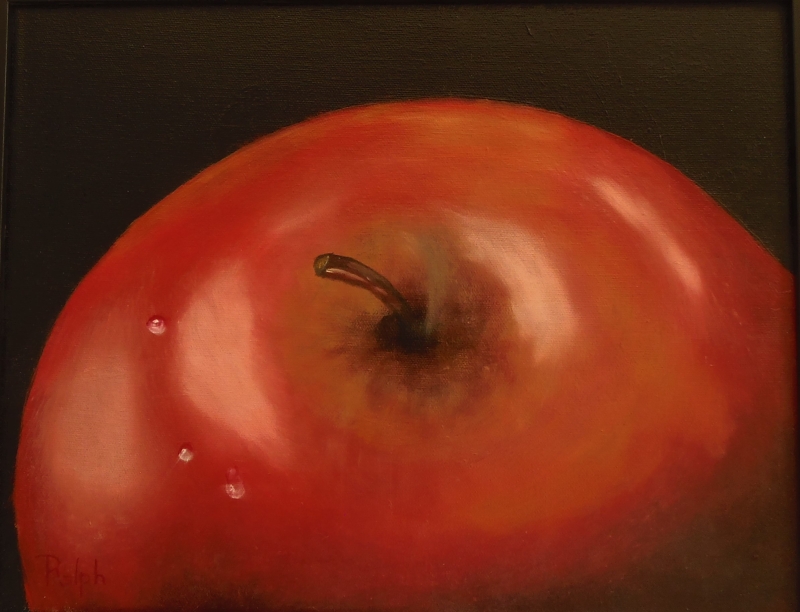 Big Red Apple by artist Ralph Ruth